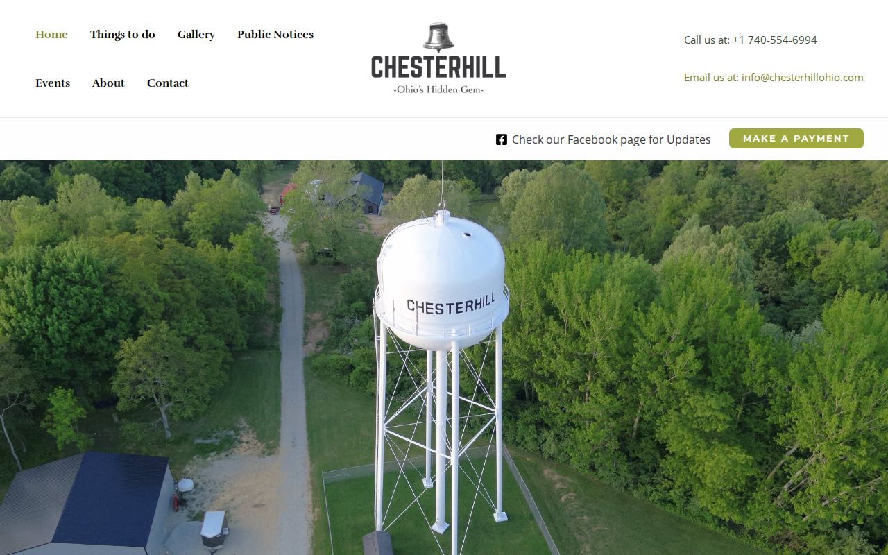 Morgan County Chesterhill village court docket official village contact page