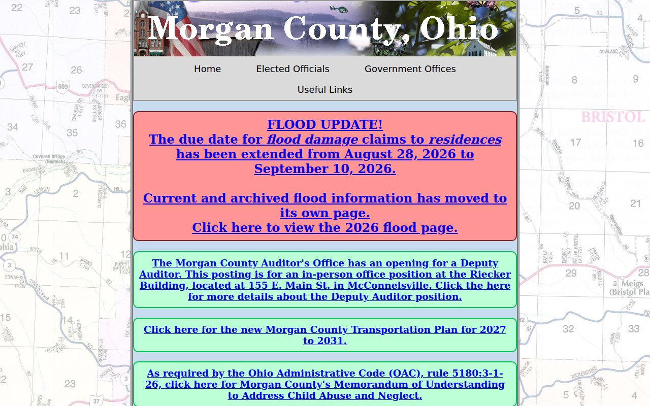 Morgan County court docket county government reference