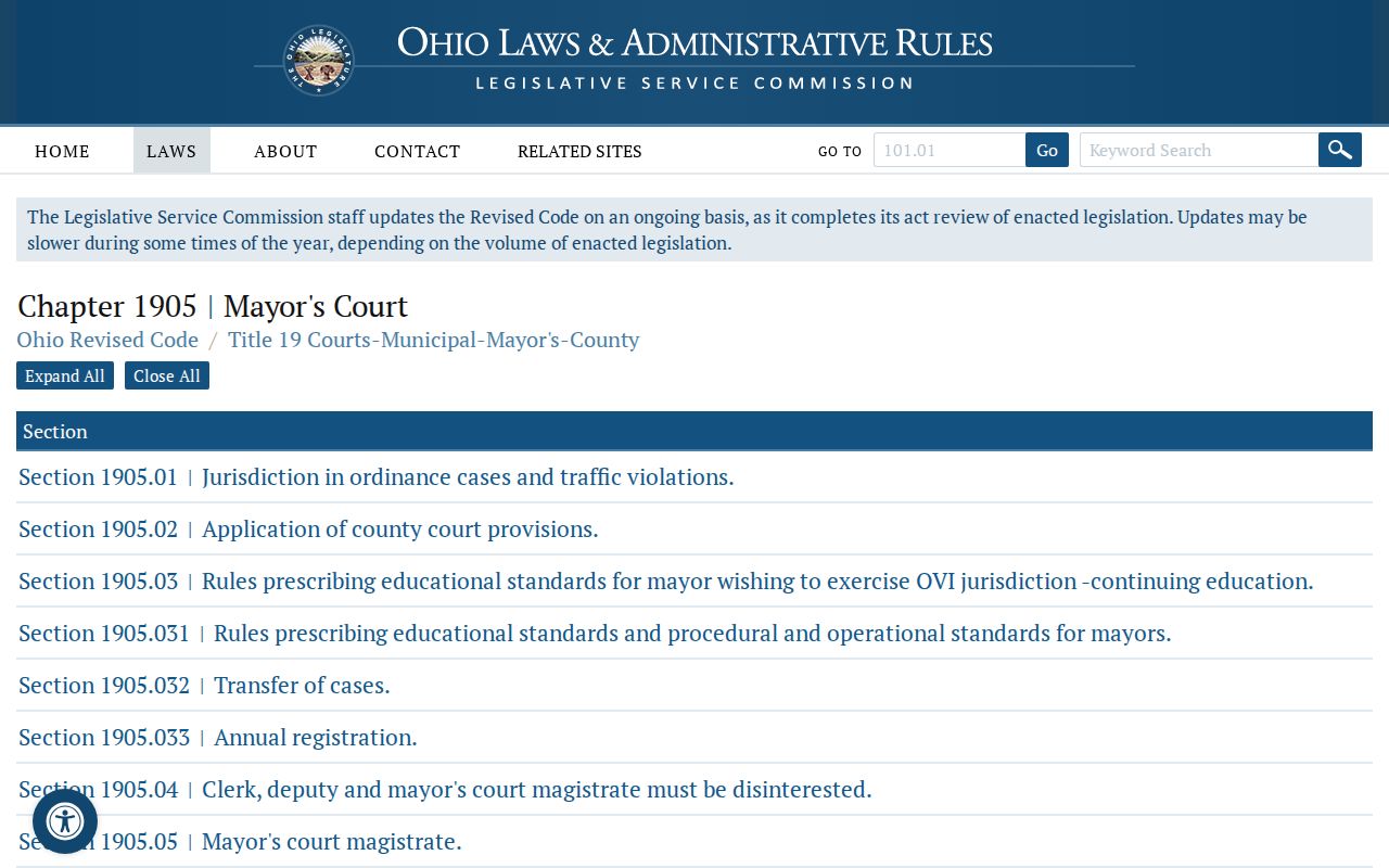 Morgan County traffic court records mayor’s-court jurisdiction law